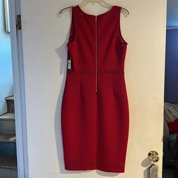 Guess Red Midi Dress - Picture 3 of 4